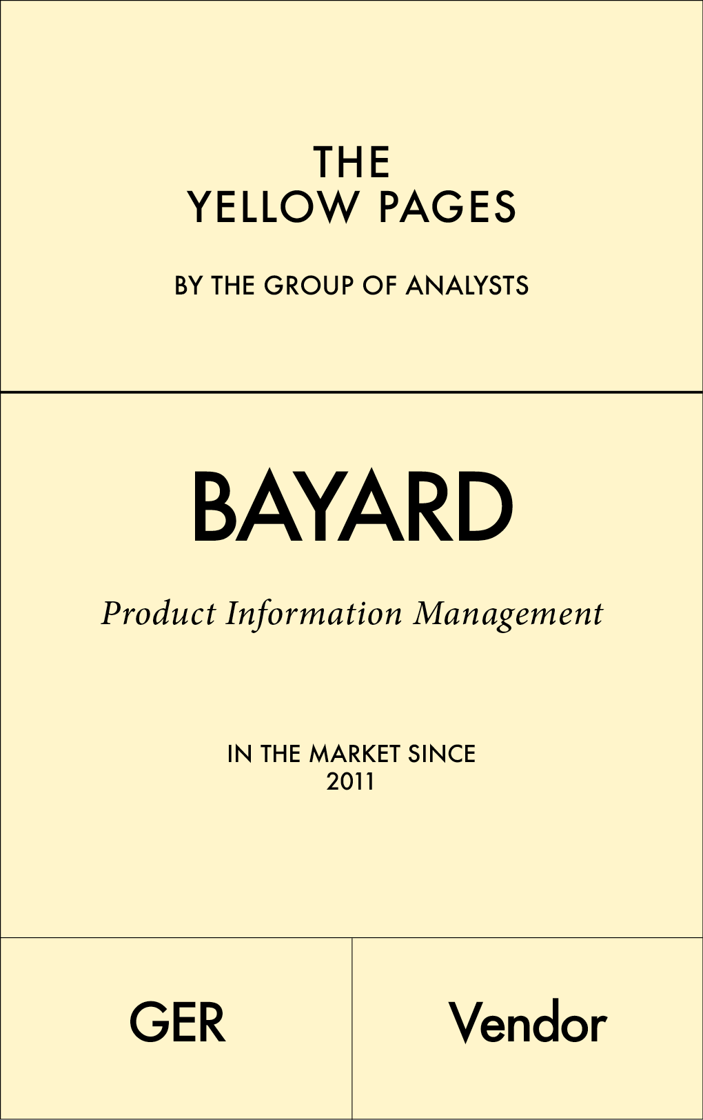 THE YELLOW PAGES | BAYARD