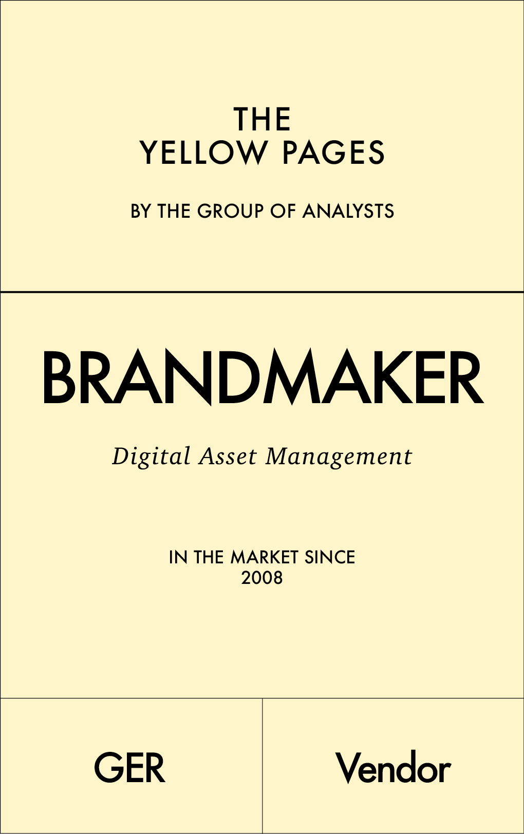THE YELLOW PAGES | BRANDMAKER