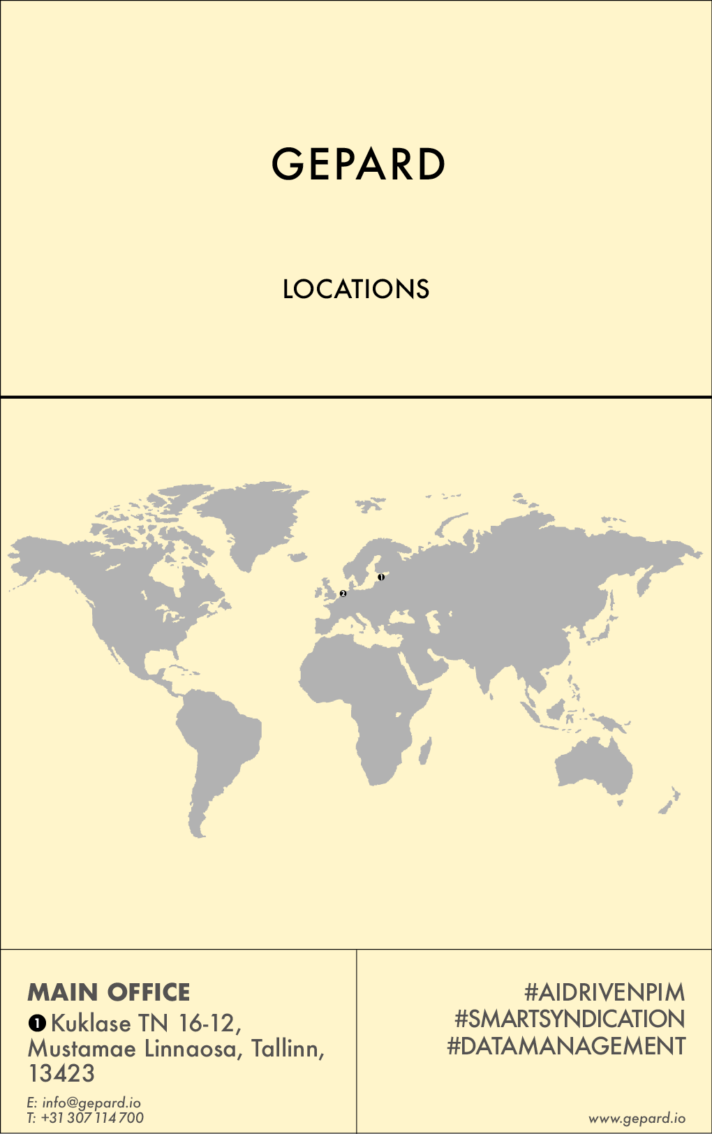 THE YELLOW PAGES | GEPARD