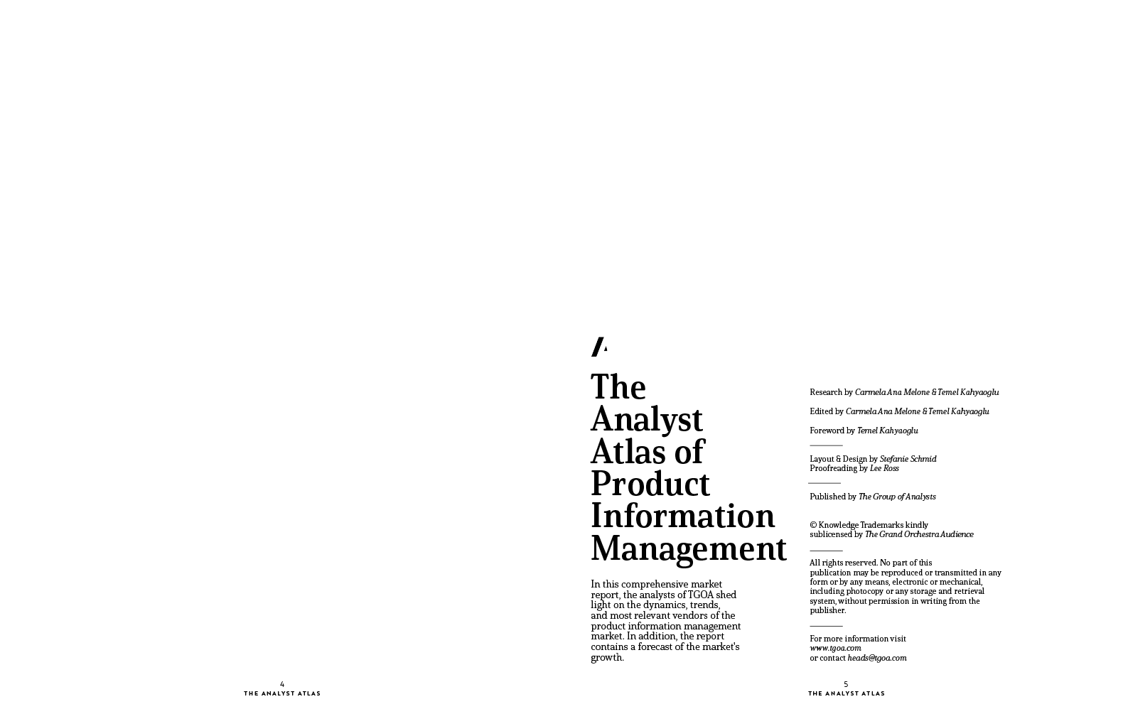 THE ANALYST ATLAS OF PIM