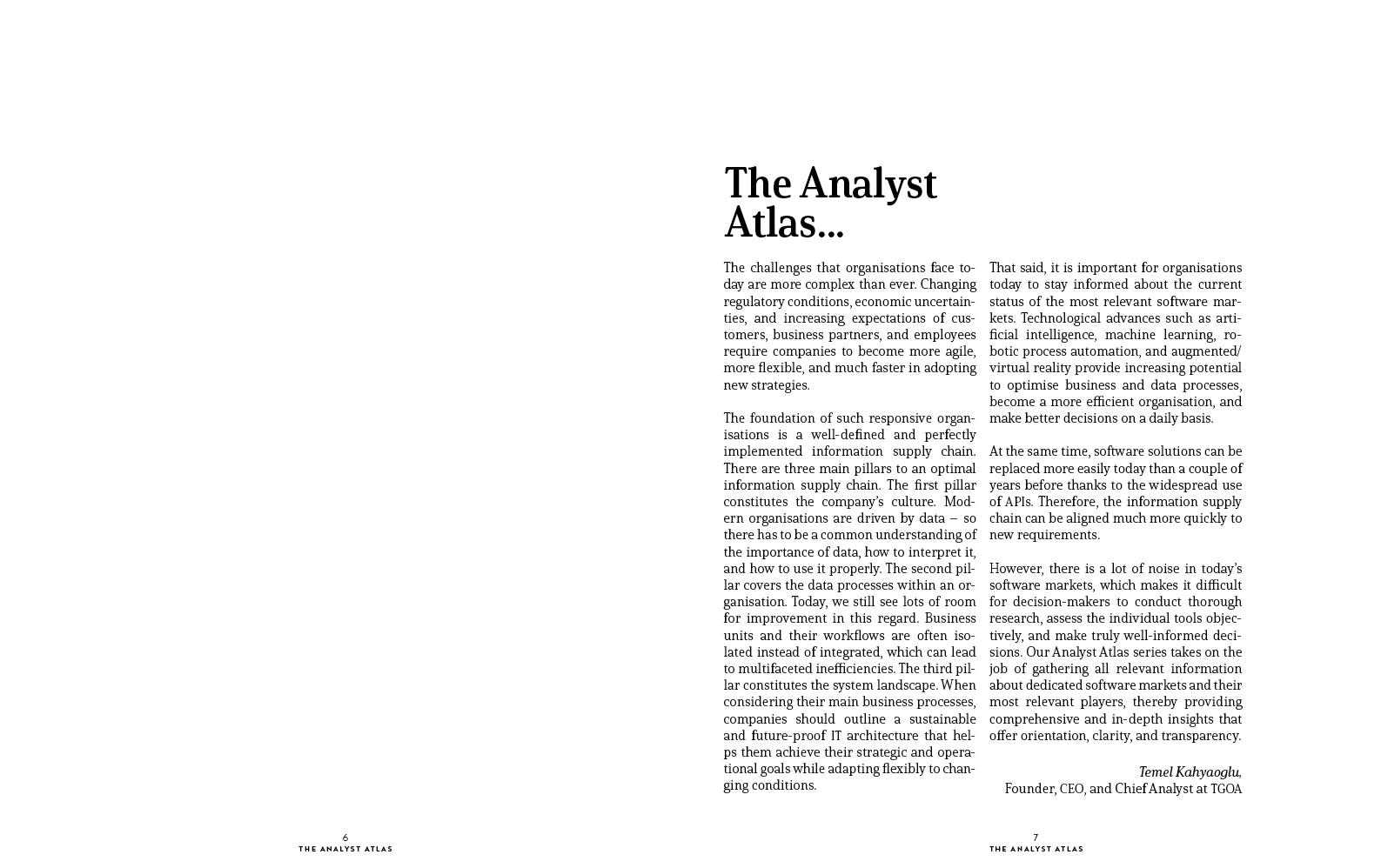 THE ANALYST ATLAS OF PIM