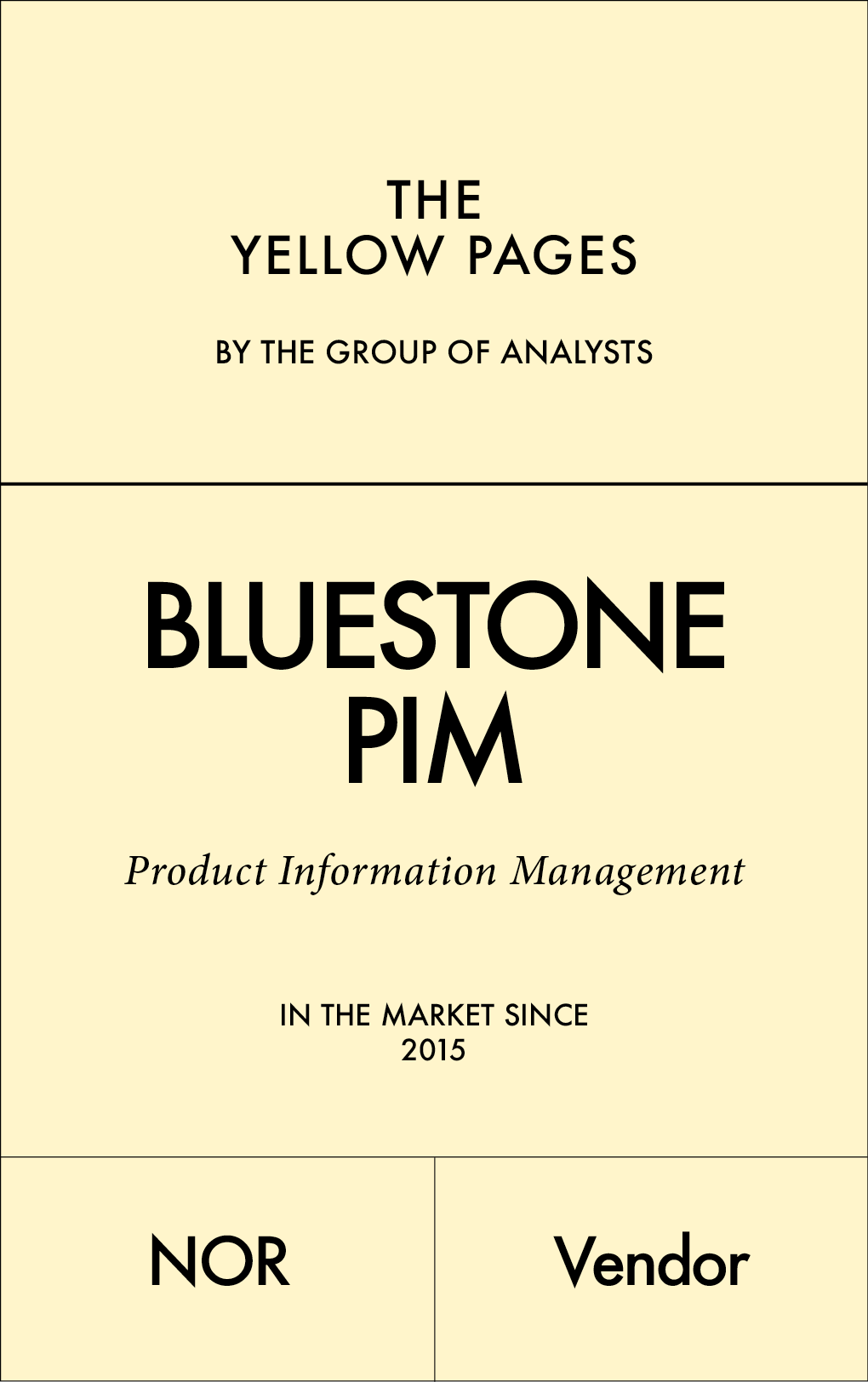 THE YELLOW PAGES | BLUESTONEPIM