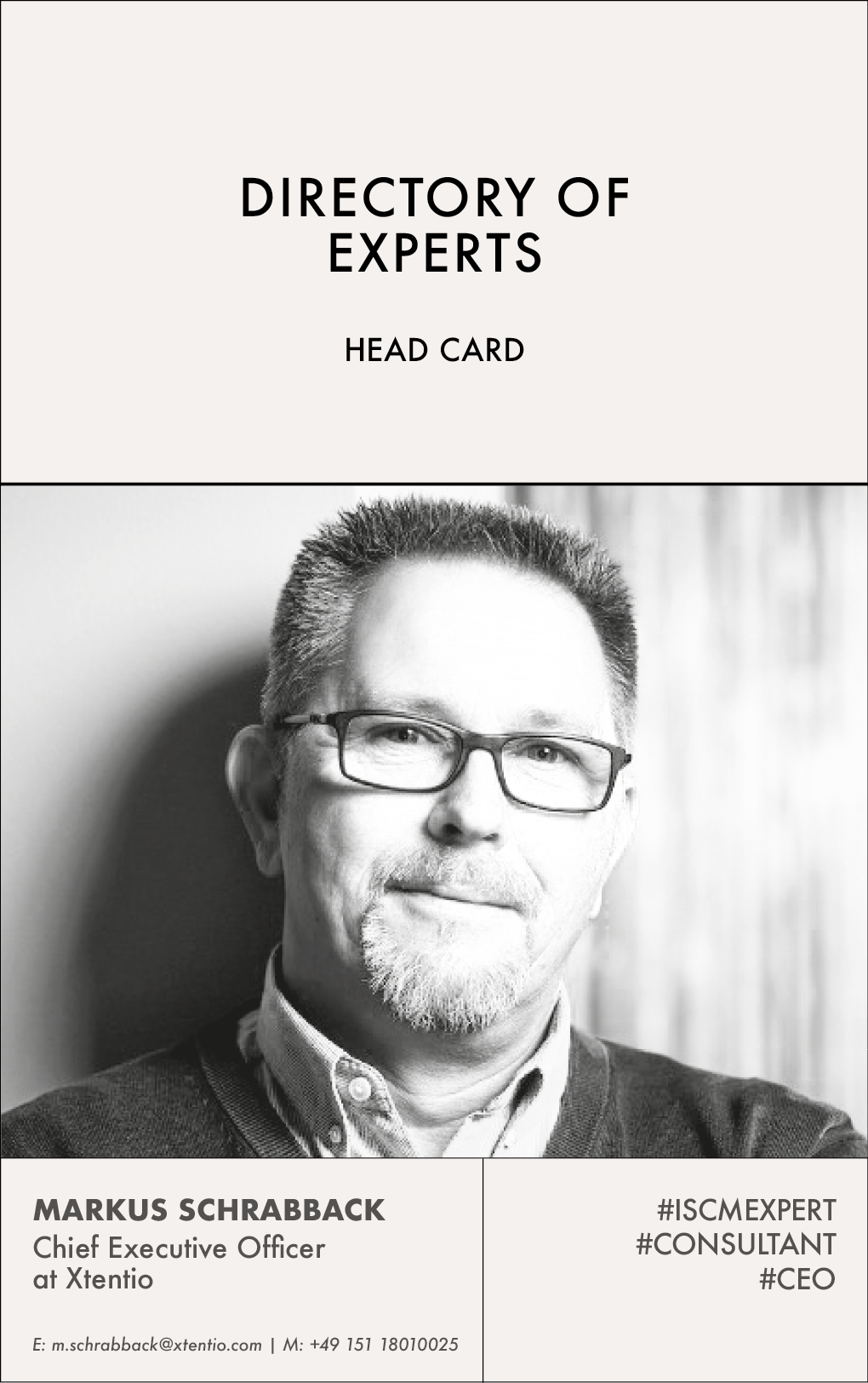 HEAD CARD | MARKUS SCHRABBACK