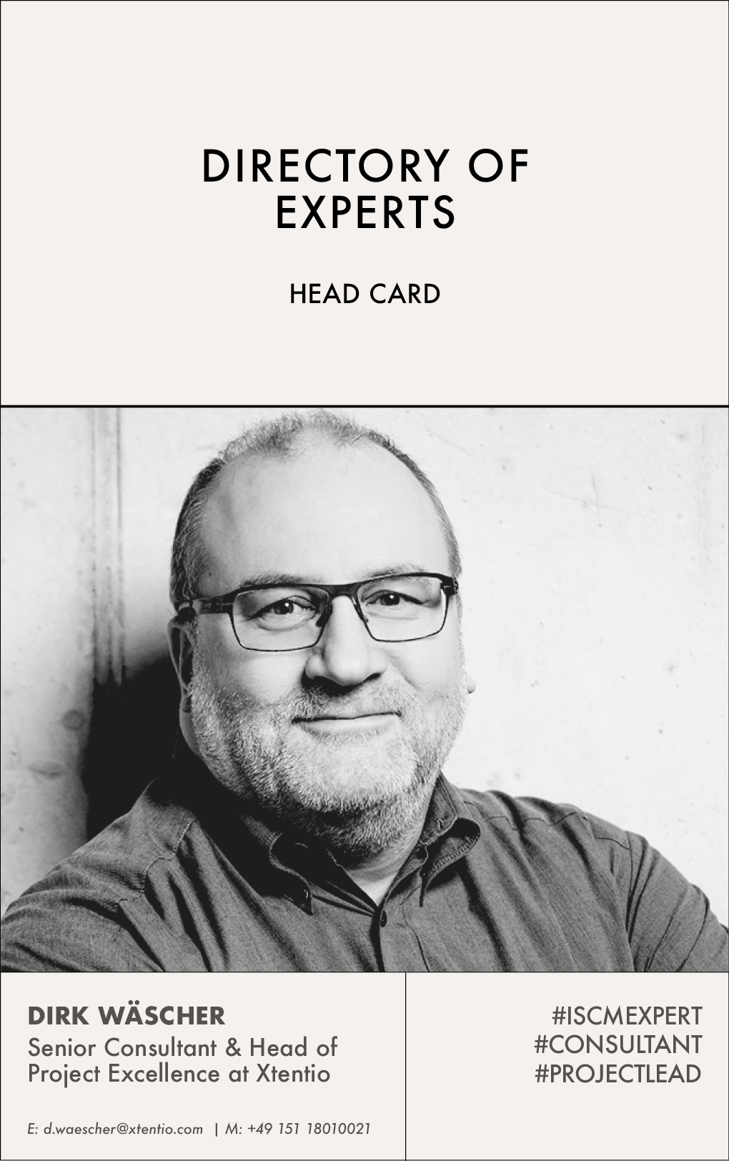 HEAD CARD | DIRK WÄSCHER