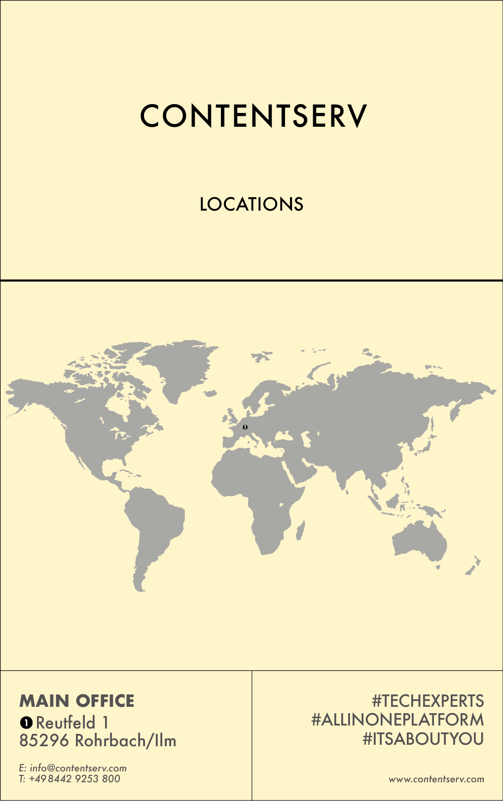 THE YELLOW PAGES | CONTENTSERV