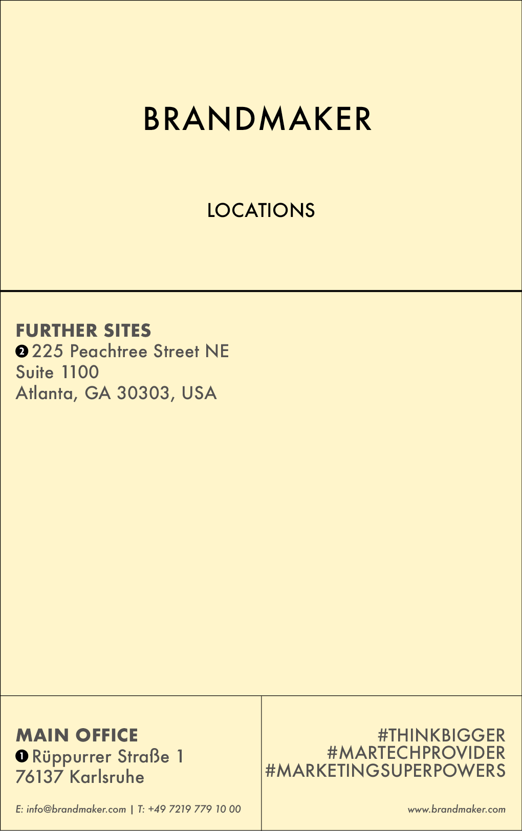 THE YELLOW PAGES | BRANDMAKER
