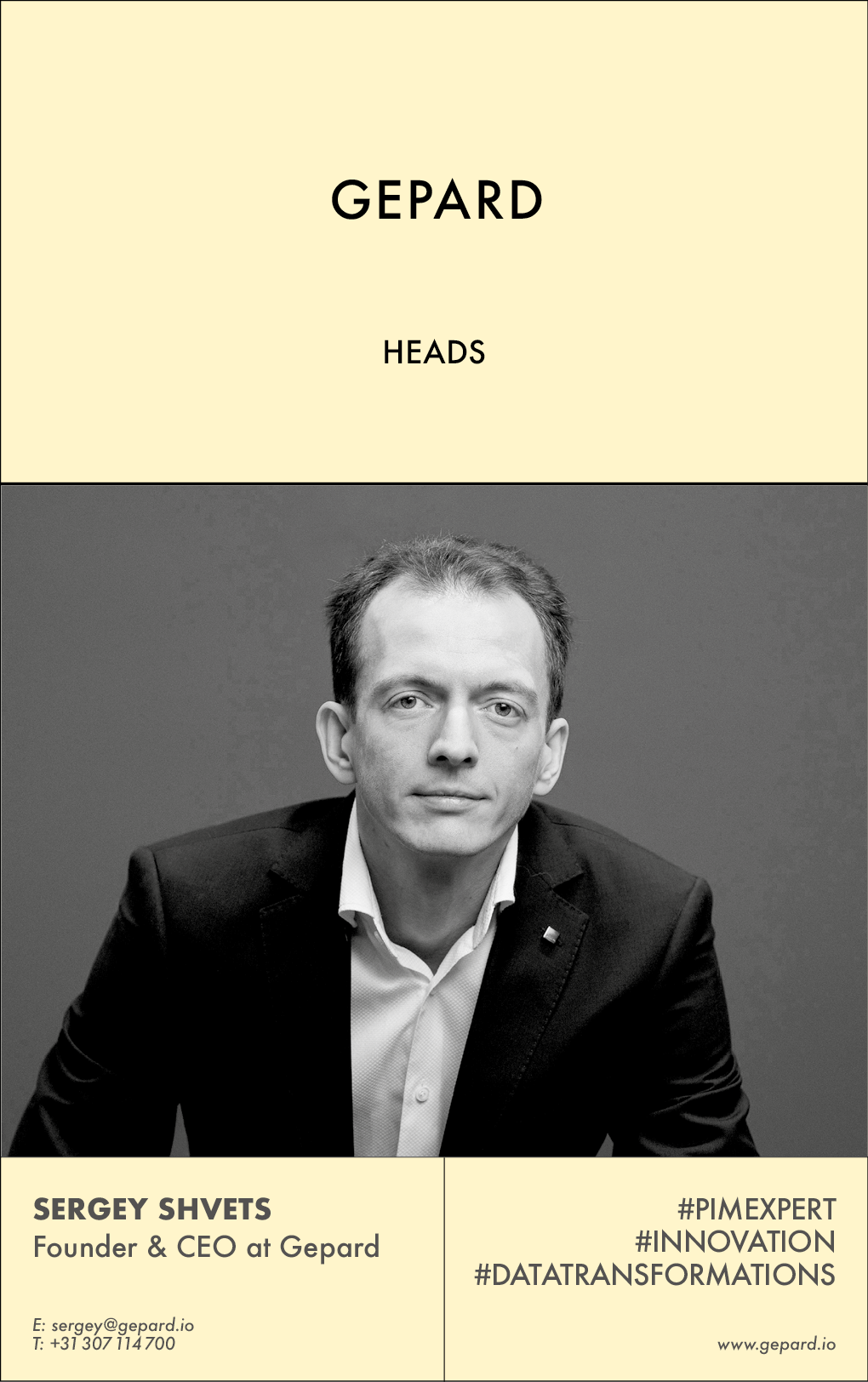 THE YELLOW PAGES | GEPARD