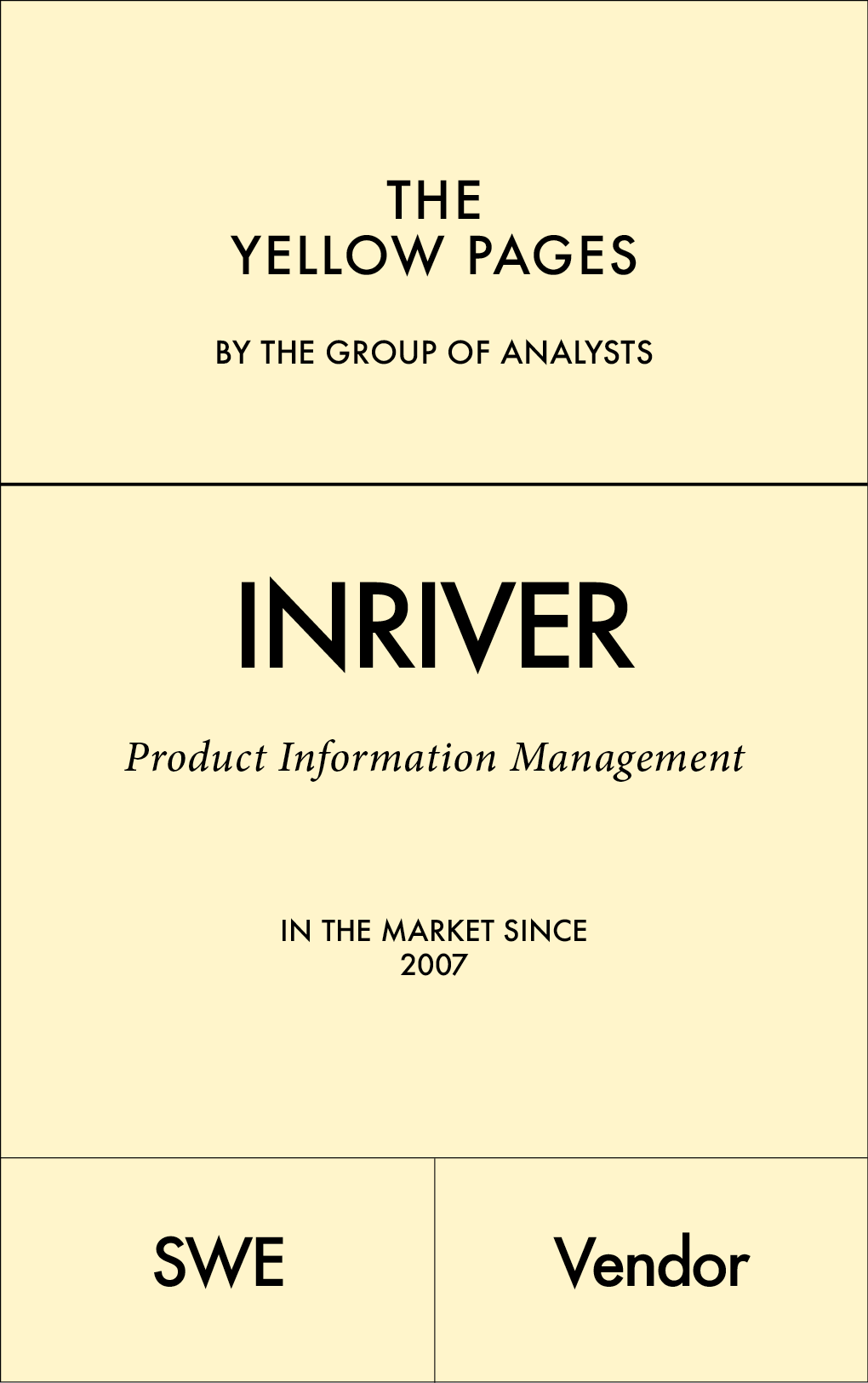 THE YELLOW PAGES | INRIVER