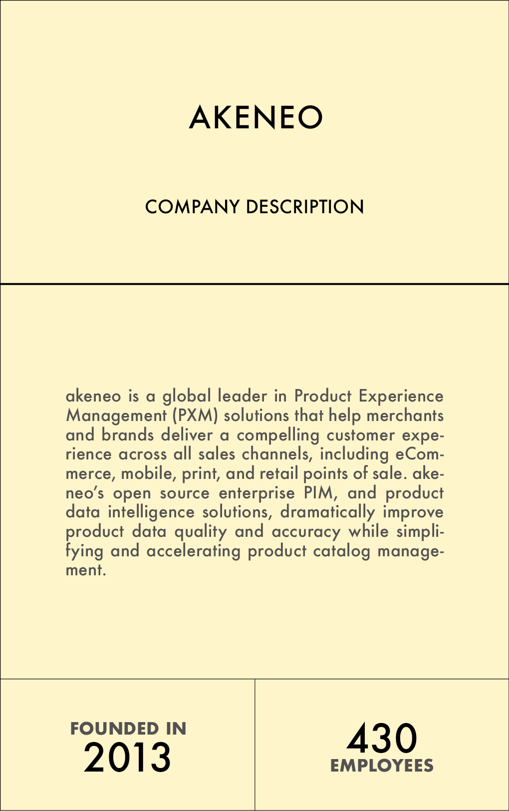 THE YELLOW PAGES | AKENEO