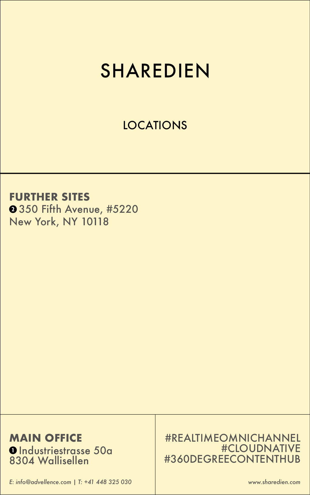 THE YELLOW PAGES | SHAREDIEN