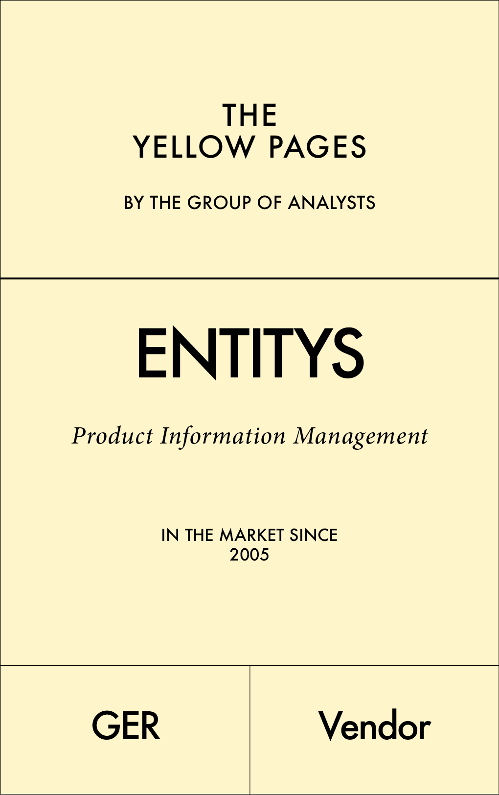 THE YELLOW PAGES | ENTITYS