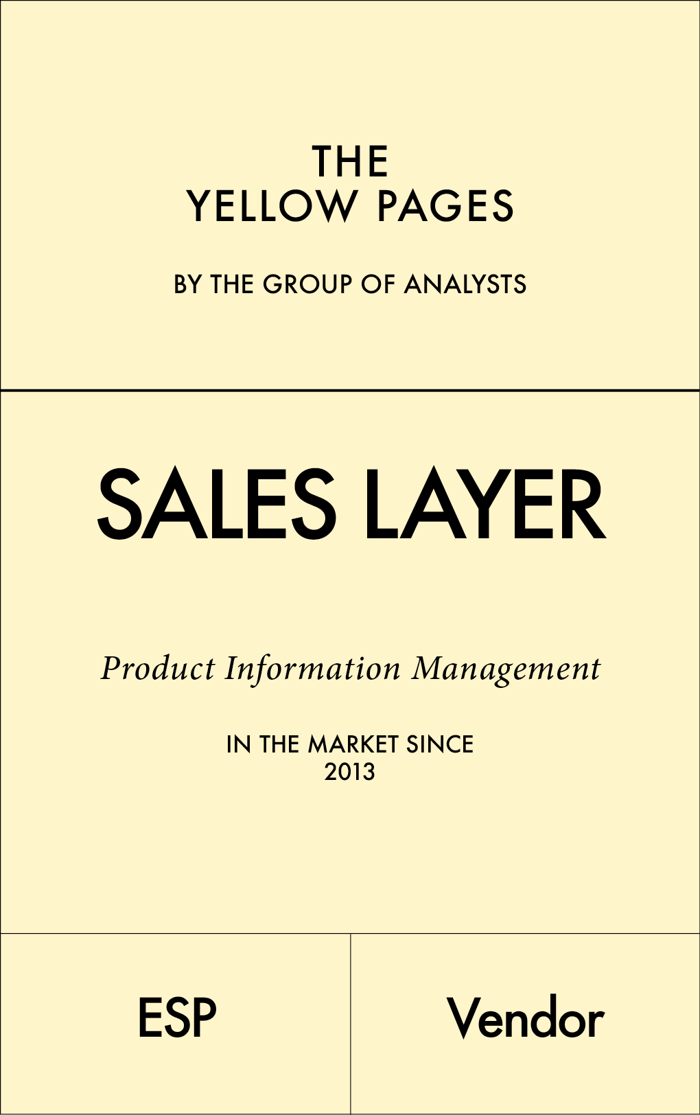THE YELLOW PAGES | SALES LAYER