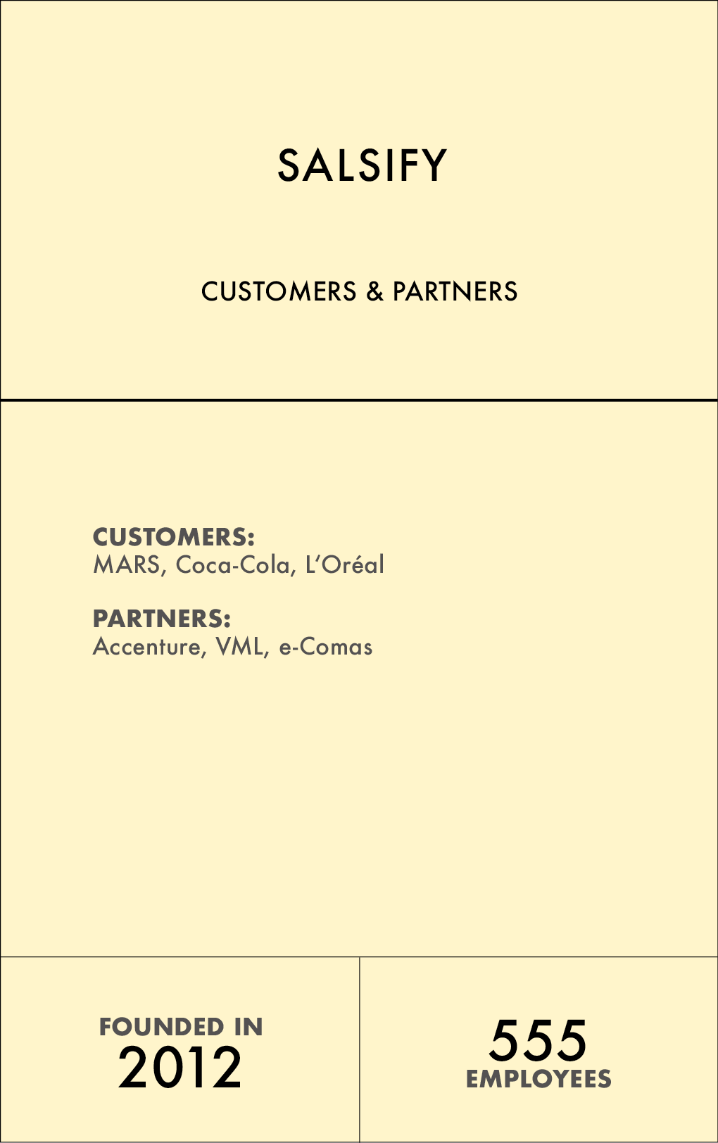THE YELLOW PAGES | SALSIFY